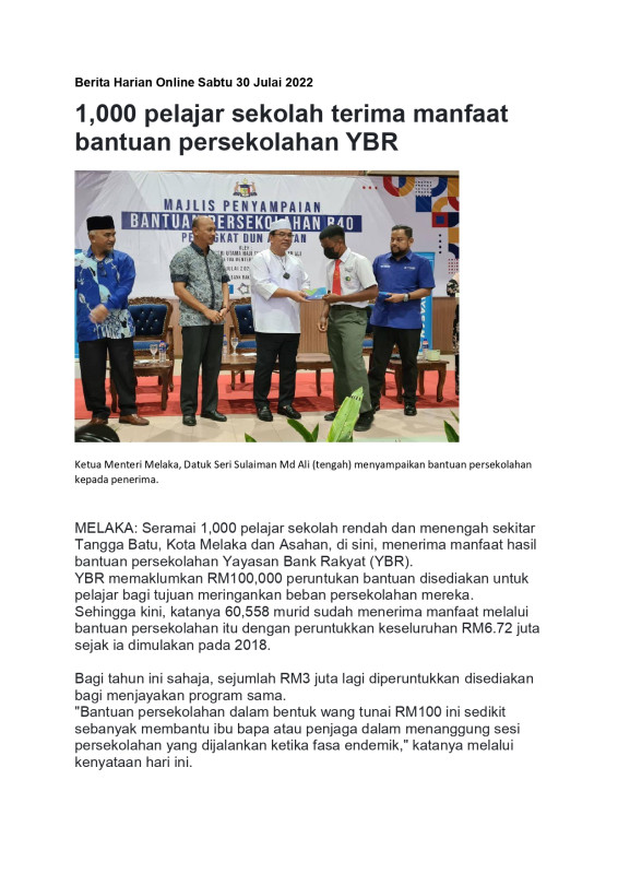 1000-pelajar-sekolah-terima-manfaat-bantuan-persekolahan-ybr-berita-harian-online-sabtu-30-julai-2022page-0001