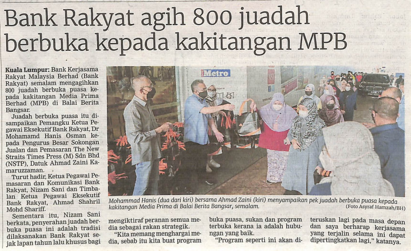 bank-rakyat-agih-800-juadah-berbuka-kepada-kakitangan-mpb-berita-harian-khamis-7-april-2022-ms-6-1