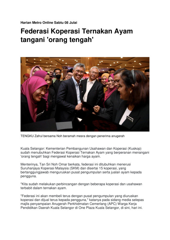 federasi-koperasi-ternakan-ayam-tangani-orang-tengah-harian-metro-online-sabtu-08-julai-1