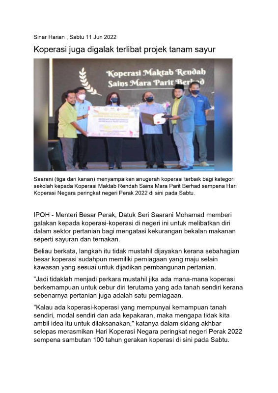 koperasi-juga-digalak-terlibat-projek-tanam-sayur-sinar-harian-sabtu-11-jun-2022-1page-0001