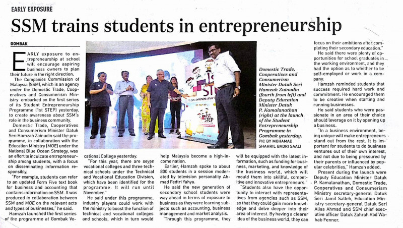 SSM Trains Students In Entrepreneurship